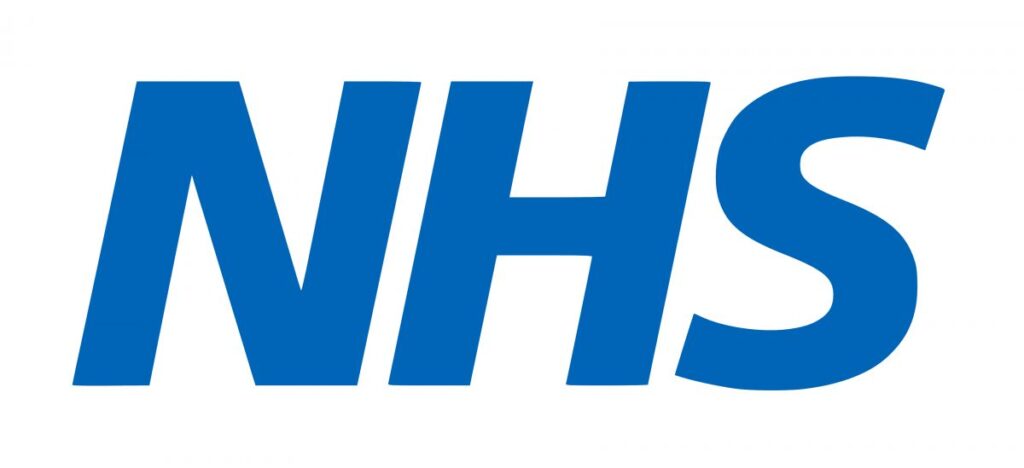 NHS Logo Blue On White